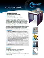 Open Face Booth Cover