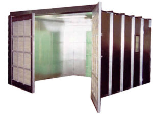Col-Met Engineered Finishing Solutions Enclosed Paint Booth – Crossdraft