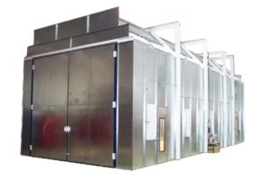 Col-Met Engineered Finishing Solutions Enclosed Paint Booth – Downdraft