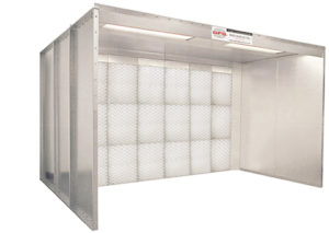 Global Finishing Solutions Open Face Paint Booth