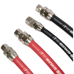 25′ length of 5/16″ I.D. Air Hose with Connections (Red) 71-11000-25
